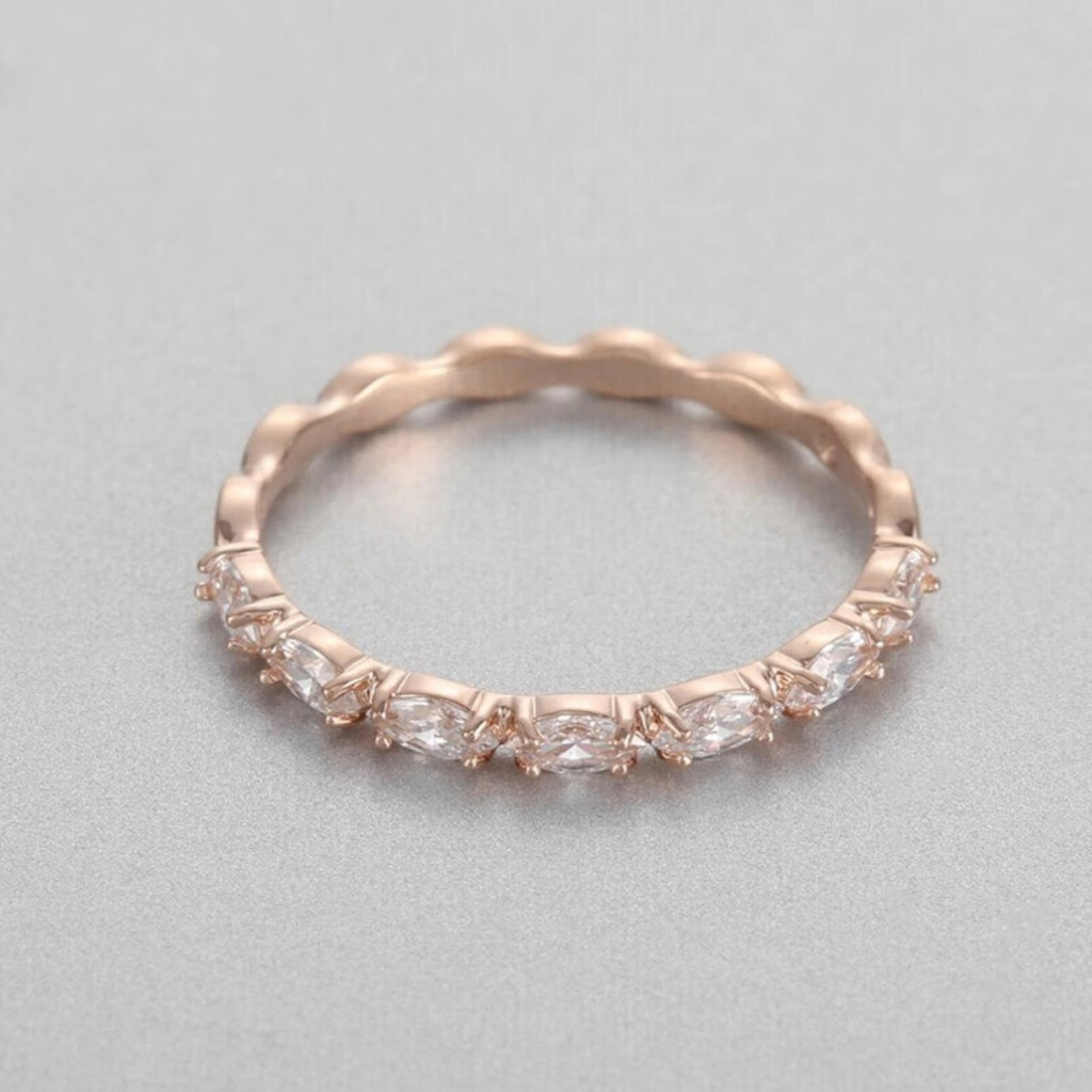 📌ส่งฟรี!  จัดส่งทันที🚚 Swarovsk VITTORE RING สง่า  เครื่องประดับหญิง  ของขวัญ - รูปที่ 3