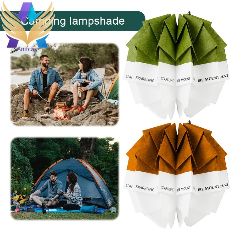 ISE MOUNT กลางแจ้ง Pine Cone โคมไฟกระดาษ Kale กระดาษสามารถเก็บกันน้ํา ความชื้นหลักฐาน โคมไฟ แคมป์ปิ้ง โคมไฟตกแต่ง