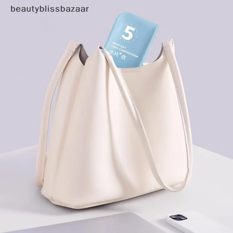 beautyblissbazaar เสื้อกันฝนพกพา ชุดกันฝนเดินทาง ชายหญิง thumbnail 5