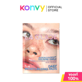 LA GLACE Pads Travel Size 21 Pads ลากลาส โทนเนอร์แพดแบบพกพา (Acne Care Daily Calming/Daily Moisturizing)