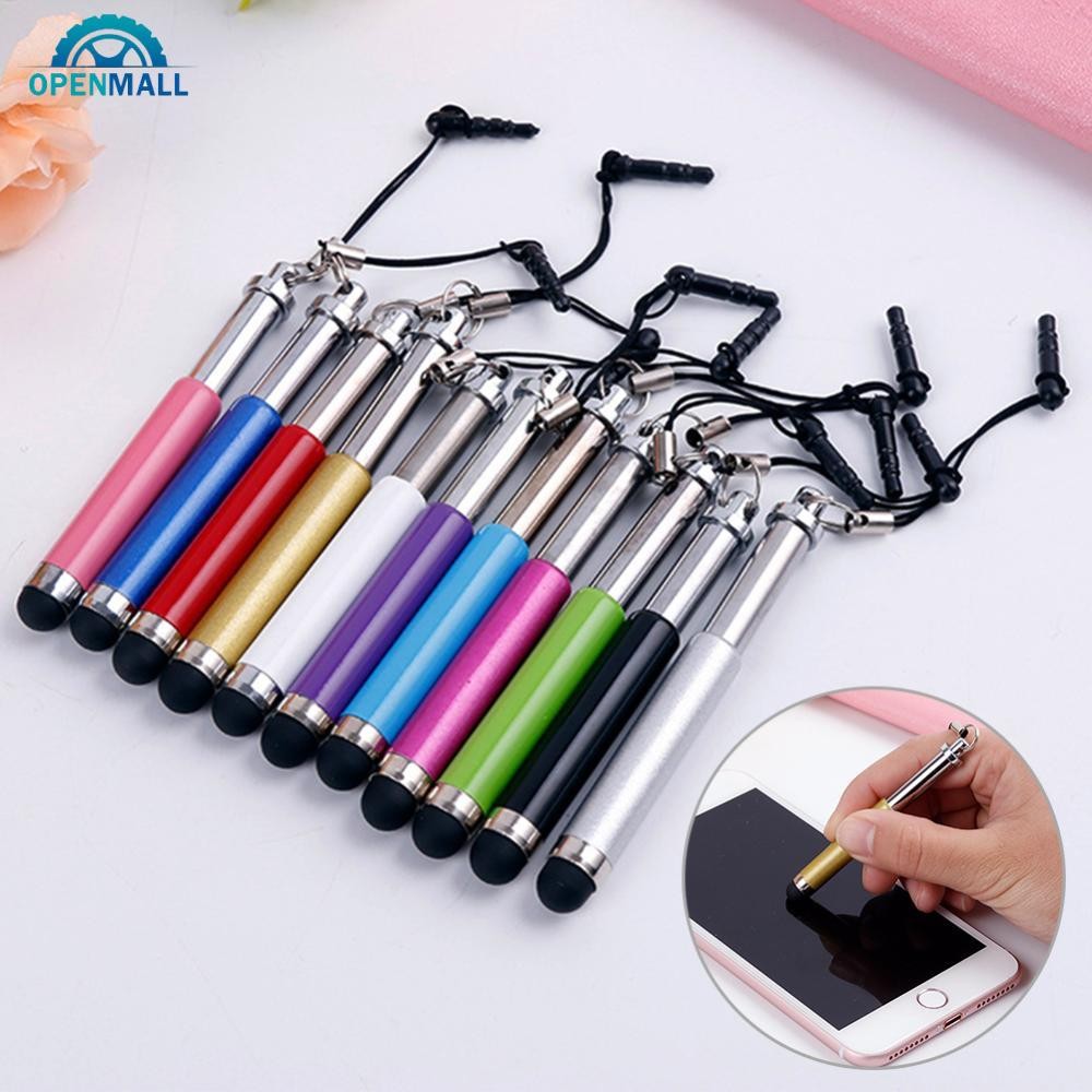 Openmall 3 ชิ้น Retractable Screen Stylus Touch ปากกา Universal Mini Capacitive ปากกาสําหรับโทรศัพท์ PC โทรศัพท์มือถือ Electronics Retractable ปากกา D2X8