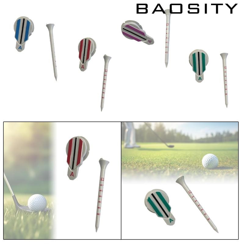 [Baosity] Golf Ball Marker Ball Mark อุปกรณ์สนามกอล์ฟใช้งานง่ายน้ําหนักเบากลางแจ้ง Putting Alignment Tool สําหรับพ่อผู้ใหญ่