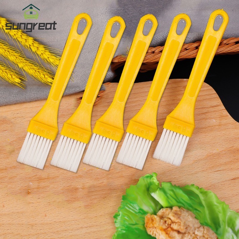 แปรงน้ํามันบาร์บีคิวทนอุณหภูมิสูงแบบใช้ซ้ําได้แบบพกพา-ครัวเบเกอรี่แปรงรสชาติเครื่องมือทําอาหาร