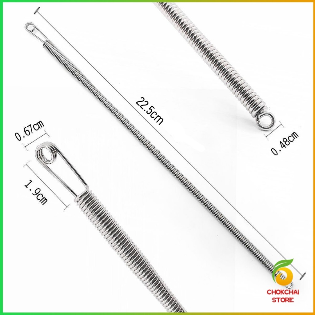 Chok สปริงเข็มร้อยยางยืด เข็มร้อย  คลิปตะขอกลึงเชือก ดึงยางขอบกางเกง Rope Threading Tool - รูปที่ 5