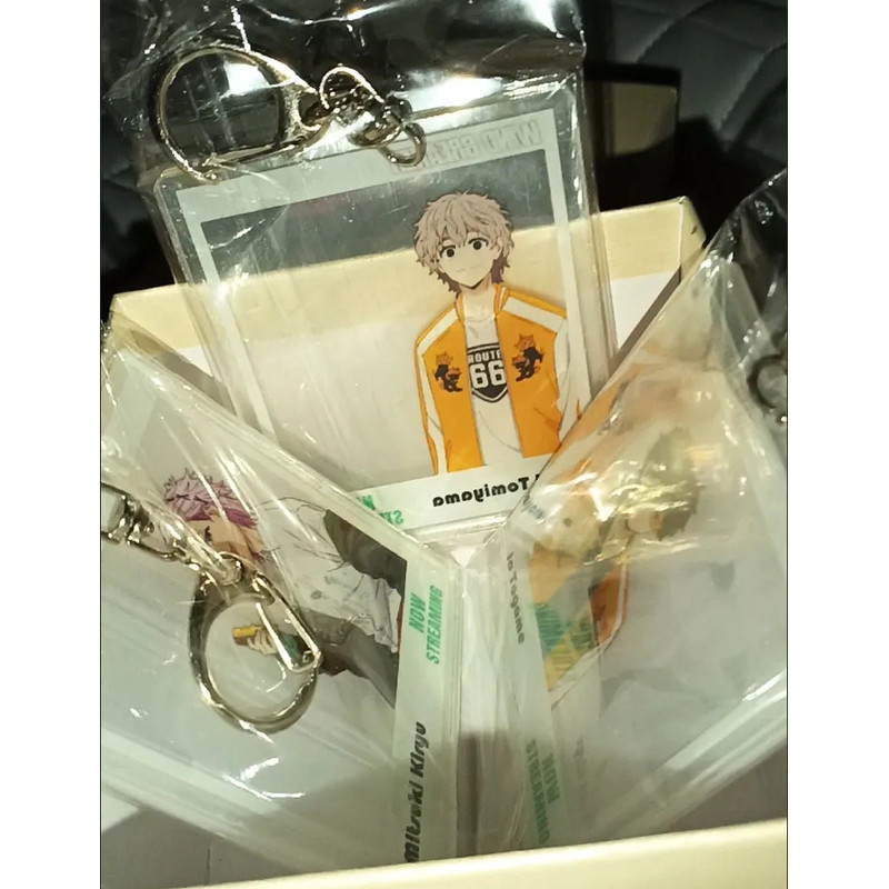 พวงกุญแจอะคริลิคอนิเมะ WIND BREAKER – Sakura Haruka & Hayato Suō พวงกุญแจการ์ดใส | กระเป๋าสะสมเสน่ห์สําหรับแฟนๆ