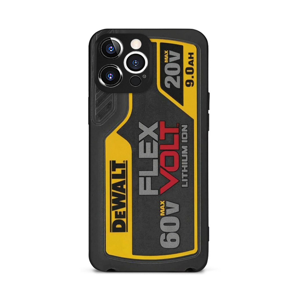 DeWALT สีดําพิมพ์ iPhone 16 Pro Max เคสโทรศัพท์สําหรับ iPhone 15 IPhone 15 Pro Max เคสโทรศัพท์ iPhon