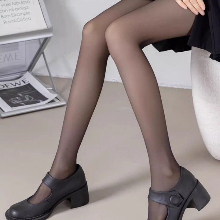 ถุงน่องสีดำบางเฉียบและระบายอากาศได้ดี สวมใส่สบาย เซ็กซี่และมีเสน่ห์ - รูปที่ 3