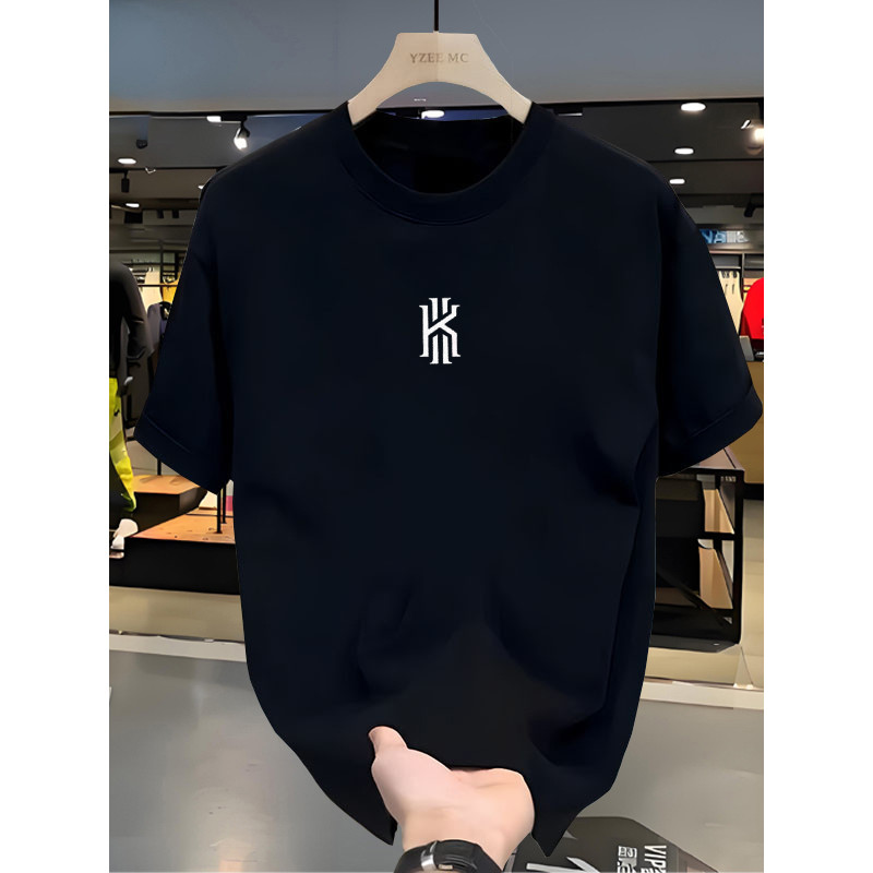 (จัดส่งตลอด 24 ชั่วโมง)Fanfei ชาย เสื้อยืด 100% ผ้าฝ้าย แบบใหม่ ฤดูร้อน ปี 2025 เสื้อเชิ้ตที่ทันสมัย เสื้อผ้าบนชั้น