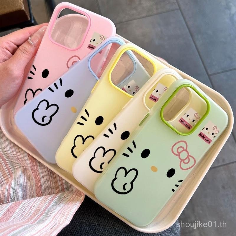 สายเป็น beautifulktcat สำหรับ iPhone 11, 12, 14, 15, 16 Pro 7 plus, 8 PLUS, 11 Pro, 13 Pro, X, XR, X