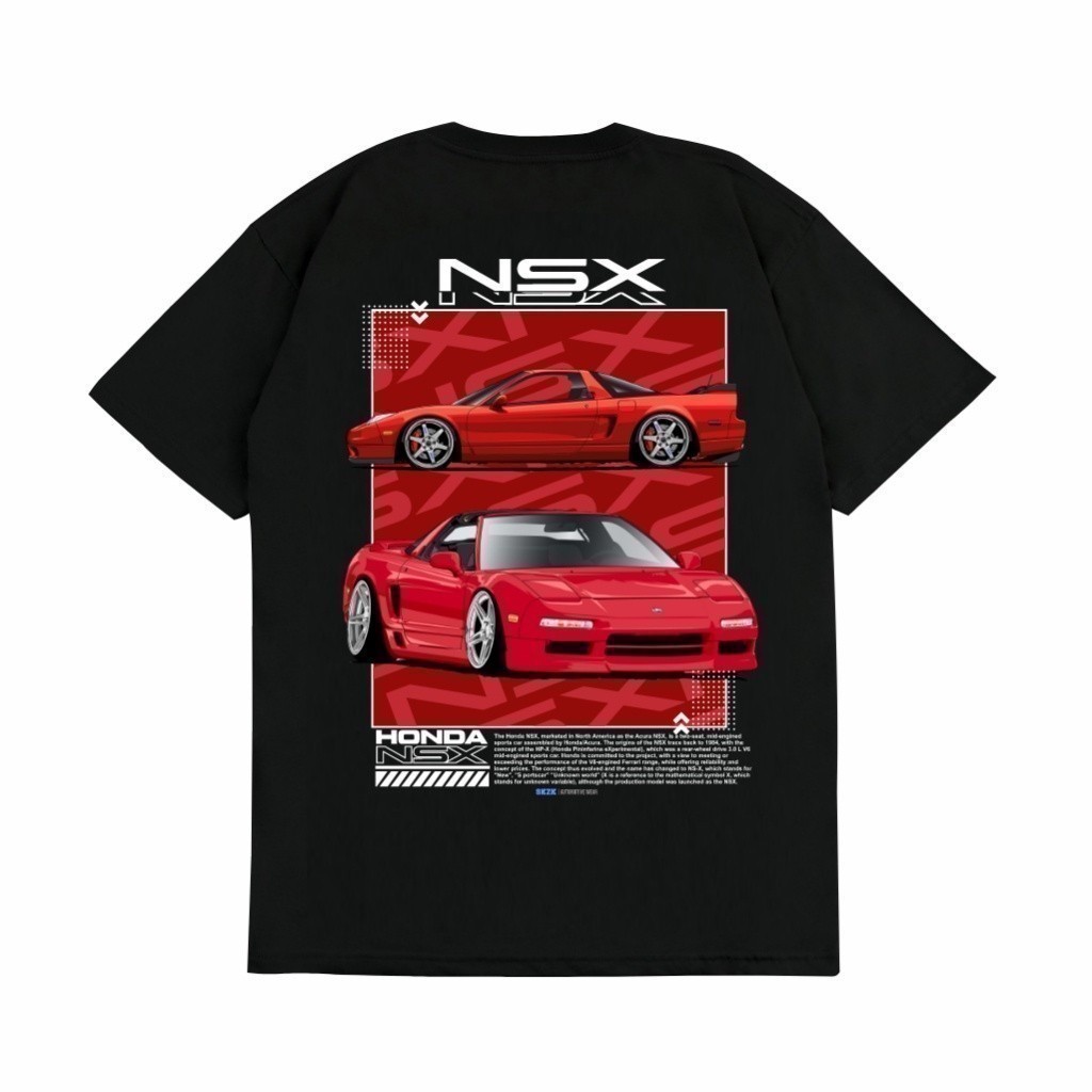 แฟชั่น Honda 2025 NSX JDM LEGEND V2 Car T-Shirt เสื้อยืดยานยนต์ - SAKAZUKI