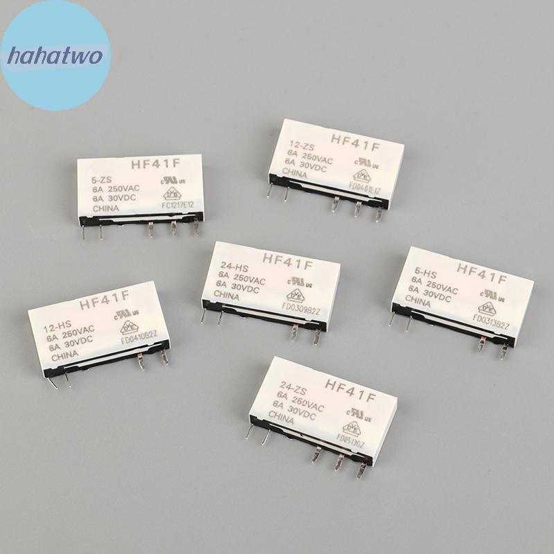Ha HF41F-24-ZS HF41F-12-ZS HF41F-5-ZS HF41F-5-HS HF41F-12-HS HF41F-24-HS รีเลย์อุตสาหกรรม Subminiatu