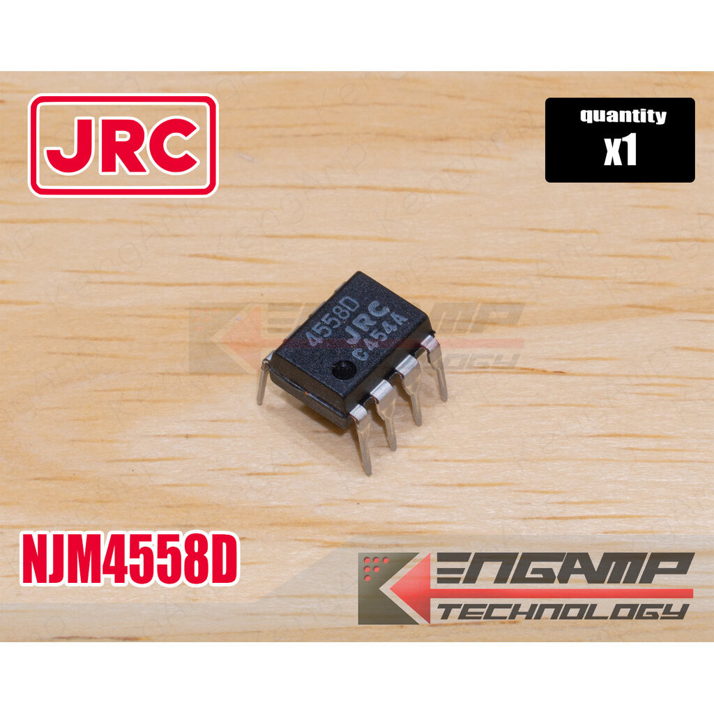 (1ตัว) [IC] NJM4558D JRC DUAL OPERATIONAL AMPLIFIER DIP-8