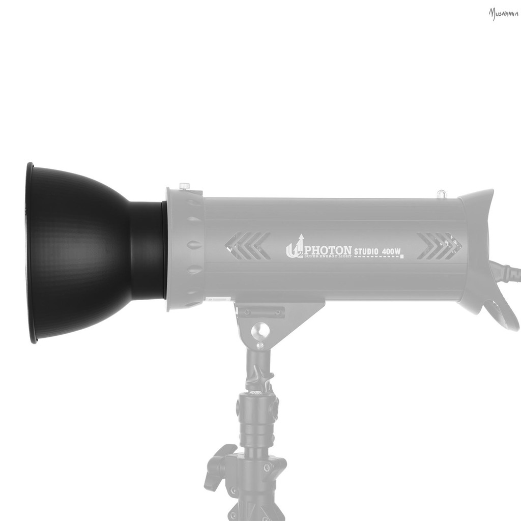 7 นิ้วมาตรฐาน Reflector Diffuser โคมไฟ Shade จานสําหรับ Bowens Mount Studio Strobe Flash Light Reflector Muswn-1