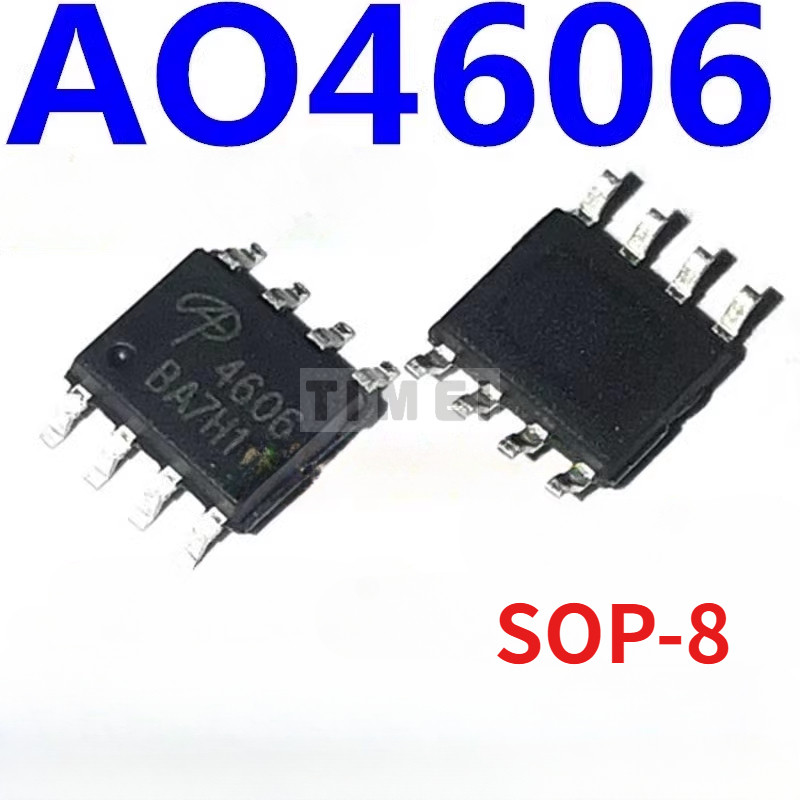 Original SOP-8 AO4606 MT4606 SI4606 STC4606 N+P-Channel MOSFET