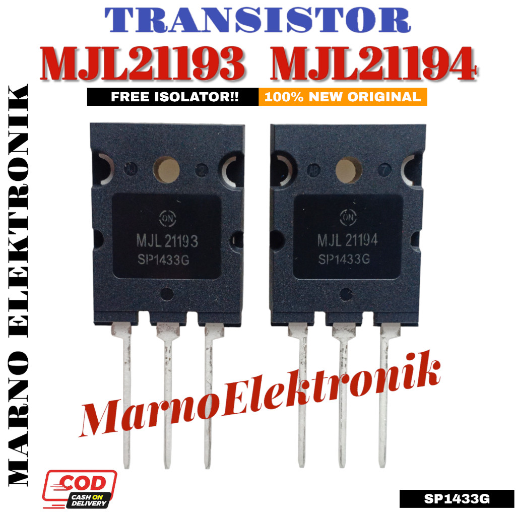 TRANSISTOR MJL21193 MJL21194 MJL 21193 21194 ต้นฉบับต้นฉบับ