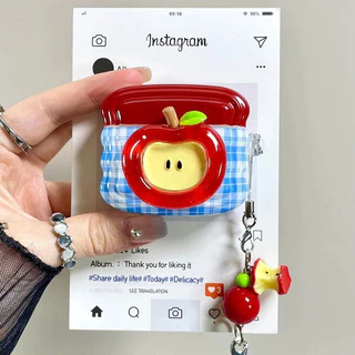 เคส Apple AirPodsPro2 ลายตารางสำหรับ AirPods 4/3/1/2 ปกป้องหูฟัง Apple