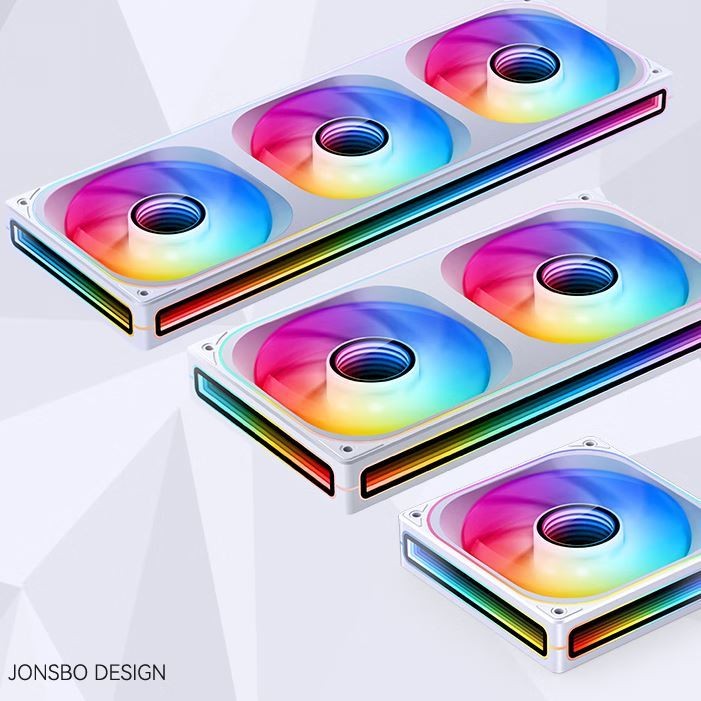 ส่งทันที Jonsbo ZB-360 ZB-240 ZB-120 พัดลม PWM ARGB