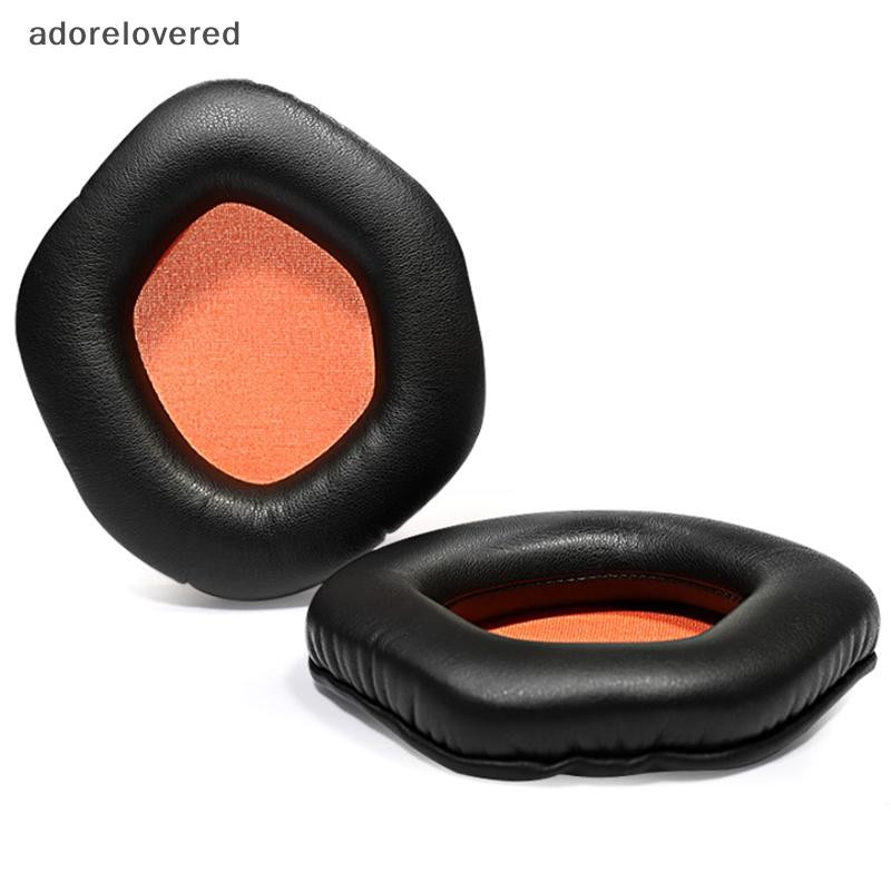 Adorelovered 1 คู่เปลี่ยน Potein หนังหน่วยความจําโฟมเบาะแผ่นรองหูฟัง Earprads สําหรับ Asus Rog Strix 7.1 2.0 PRO DSP หูฟังไร้สาย gafds
