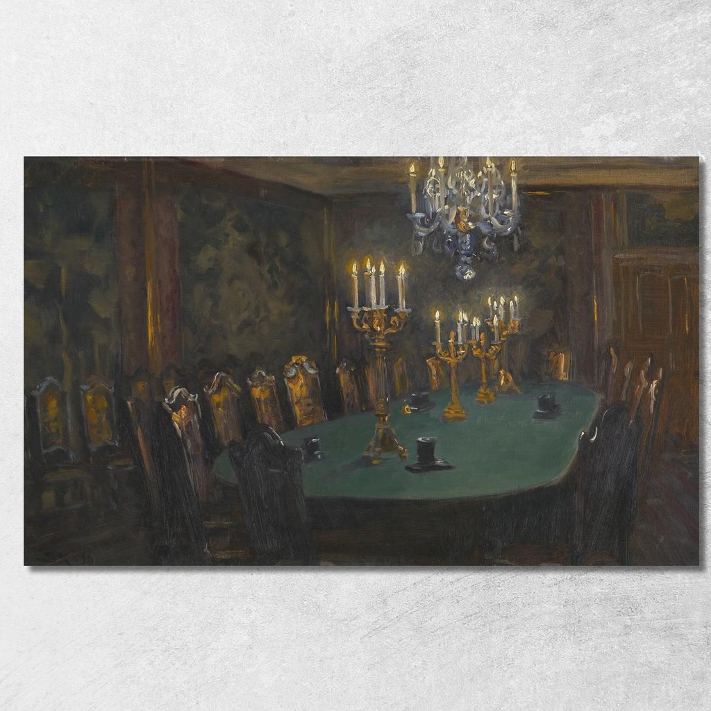 Interior Peder Severin Krøyer, psk27 ภาพพิมพ์บนผ้าใบแคนวาส