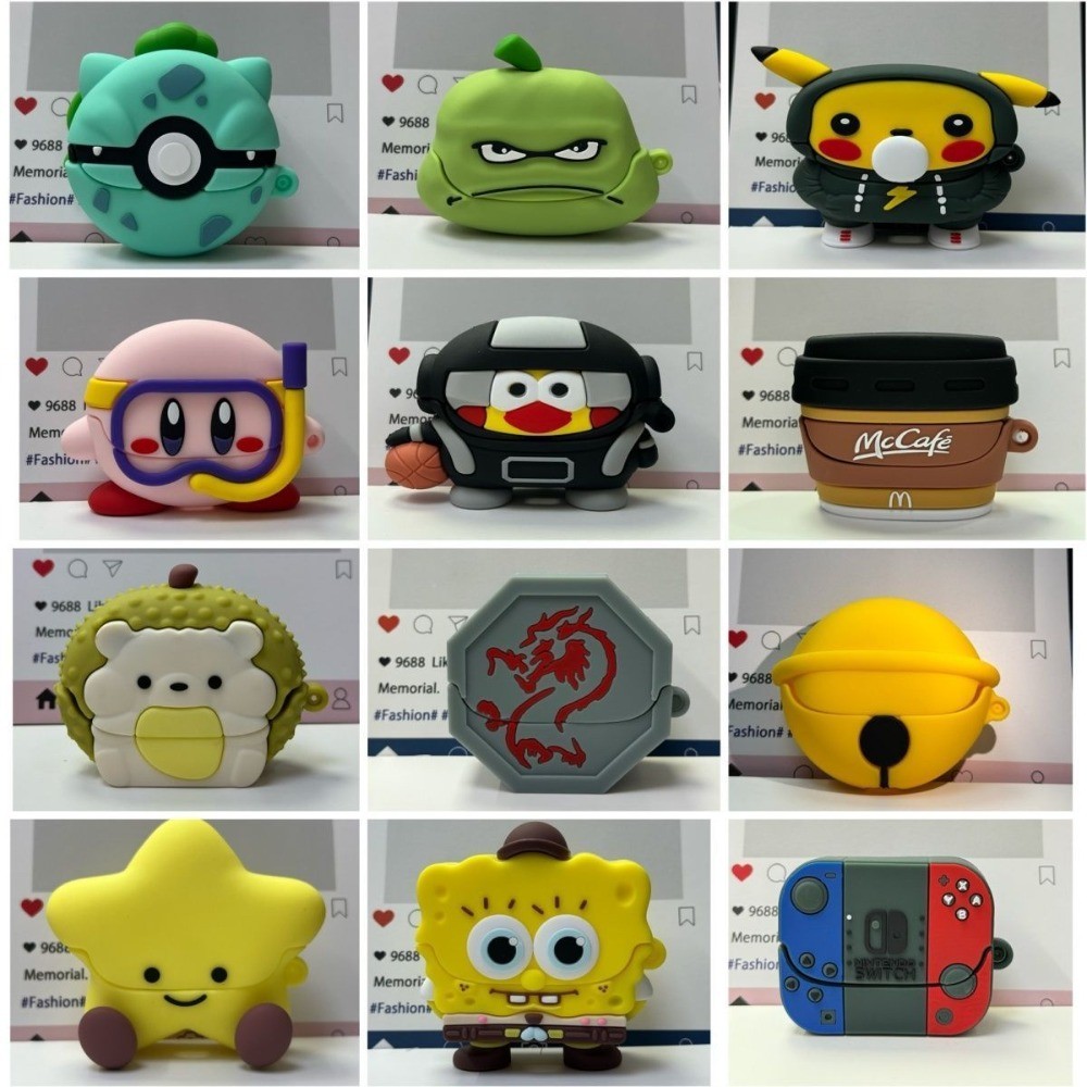 น่ารัก 3D การ์ตูนซิลิโคนสําหรับ Xiaomi Buds 5 Pro (เวอร์ชันสากล) หูฟังไร้สายกันกระแทกฝาครอบป้องกันสําหรับ Xiaomi Buds 5 Pro พร้อมตะขอ