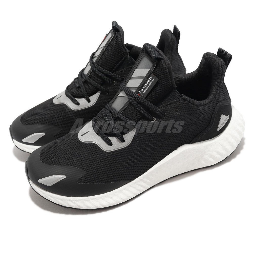 Adidas Alphaboost Utility Black Silver White Men Running Sports Shoes GZ1332