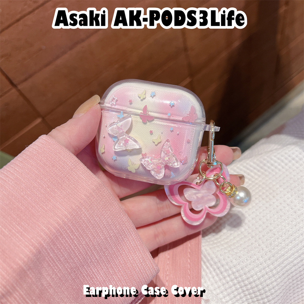 【Case Home】นําไปใช้กับ Asaki AK-PODS3Life เคส Case เคสหูฟัง การ์ตูนซอก ซิลิโคนนุ่ม เคส เคสหูฟัง