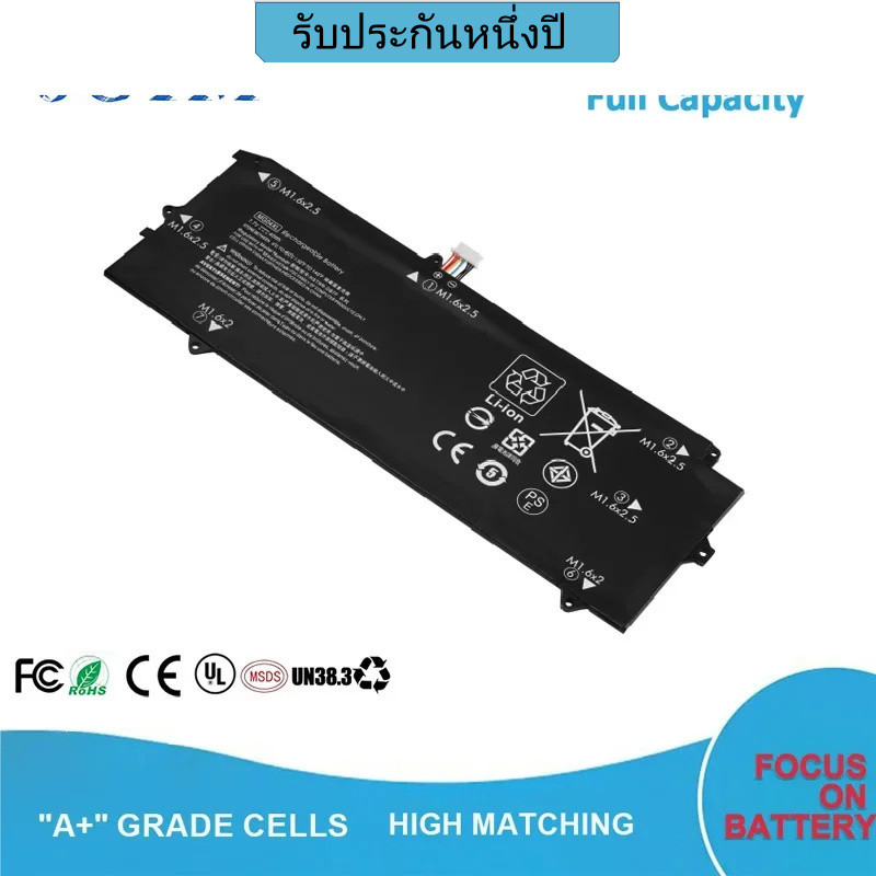 แบตเตอรี่แล็ปท็อปทดแทน MG04XL 7.7V 40Wh สำหรับ HP Elite X2 1012 G1 Series Notebook MC04XL MG04 HSTNN