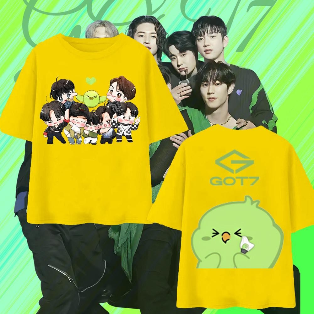 2025 GOT7 CONCERT <NEST FEST> IN BANGKOK เสื้อยืดสีเขียวสําหรับแฟนๆ S-5XL #03