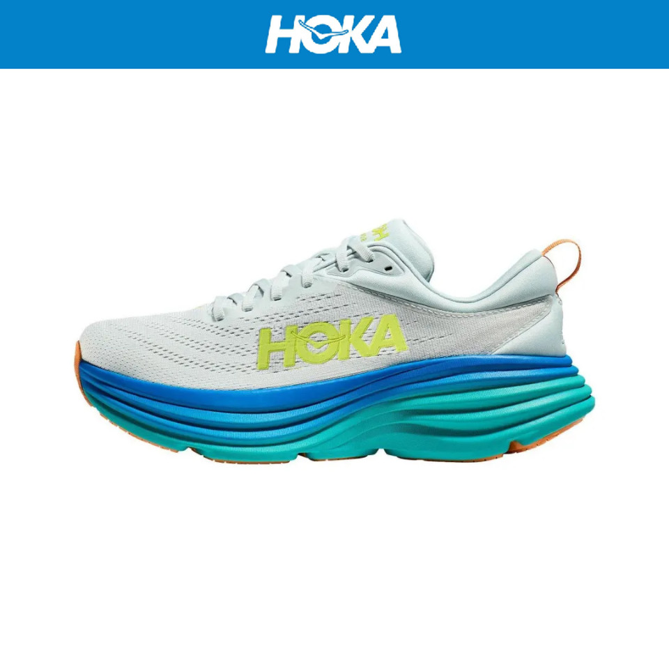 【ของแท้ 100%】HOKA ONE ONE Bondi 8 1123202-IFBOB Sneaker