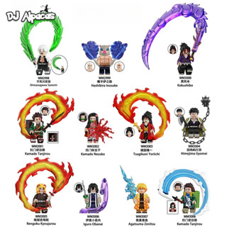 มินิตัวเลขของเล่น Kamado Kokushibo Tanjirou ตุ๊กตาสะสม WM299…