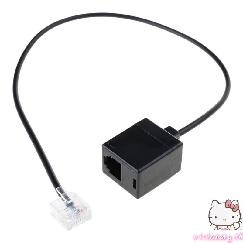 Vision Ethernet RJ45 Male to RJ11 Female Adapter Cable Connector RJ45 to RJ11 Converter