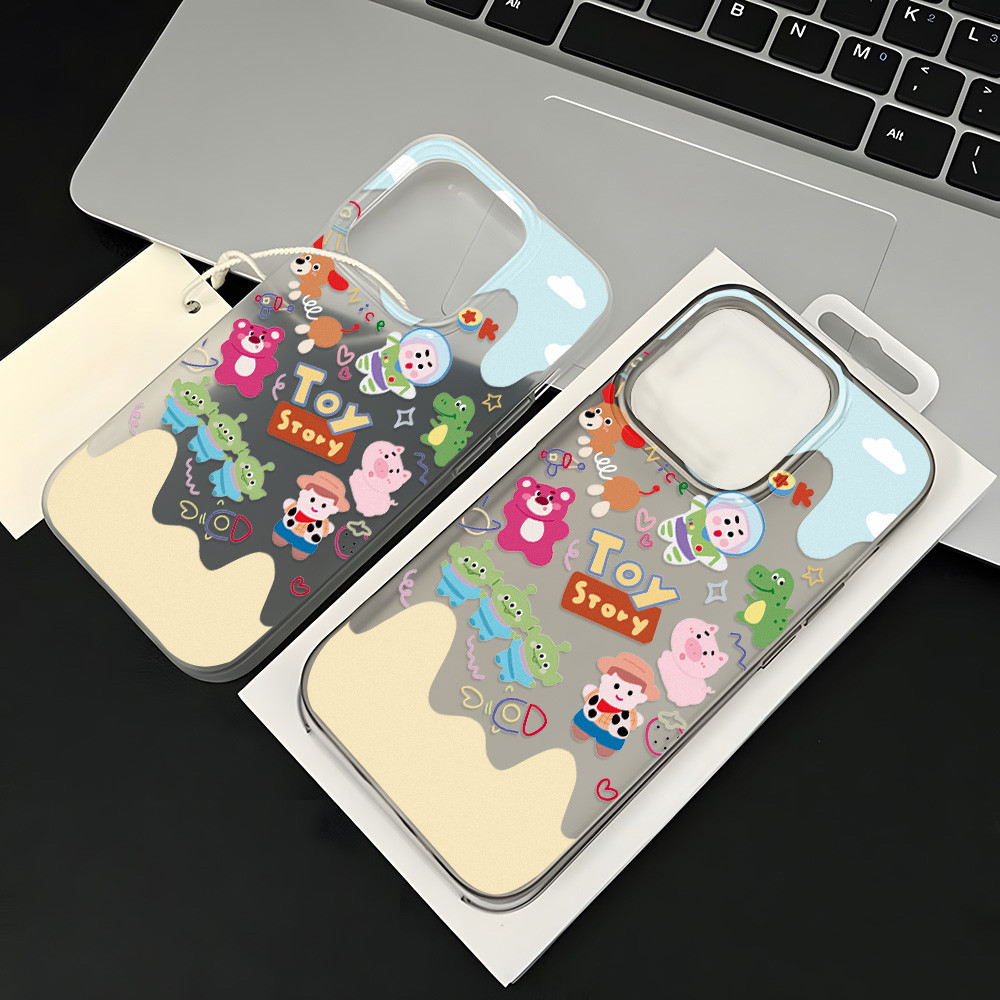 ส่งจากไทย เคสมือถือใหม่ใสด้าน เหมาะกับ iPhone 16 ProMax /15 Pro Max /13 14 12 11 Pro Max/14 13 Plus/12 11 Proสีขาวใส