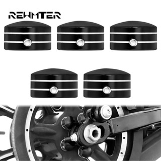 5 PC สีดํา/Chrome ด้านหลังเฟืองรอก Bolt สําหรับ Harley สําหร…