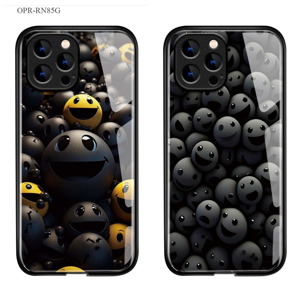 OPPO Reno 8 8Z 7 7Z 6Z 6 5 4 2F F11 F9 F7 F5 Pro Youth 4G 5G เคสออปโป้ Hard Glass Case