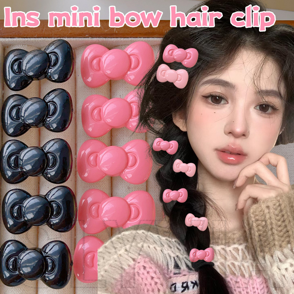 2ชิ้นสีชมพูกุทัณฑ์กิ๊บ-สําหรับสาวพรรค,สวมใส่ทุกวัน-อุปกรณ์ผมเจ้าหญิงหวาน-มินิโบว์ด้านเรียบกิ๊บ-แฟชั่น,เกาหลี อิน สไตล์สีฟ