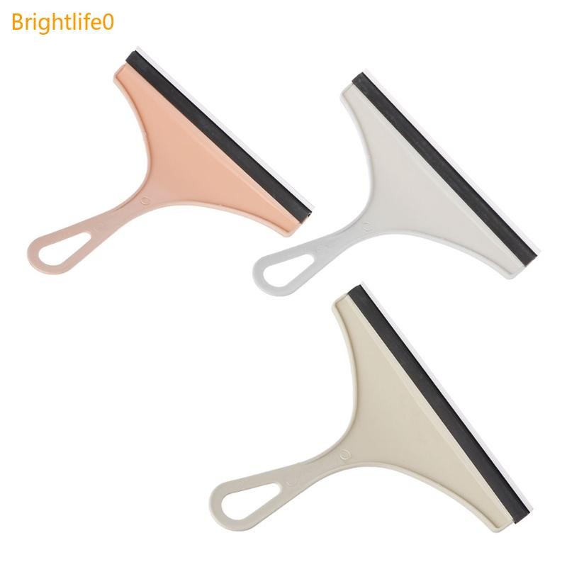 Brigh ที่ปัดน้ําฝนกระจกหน้าต่างสบู่ทําความสะอาดไม้กวาดหุ้มยาง Scraper กระจกห้องน้ํารถใบมีดแปรง