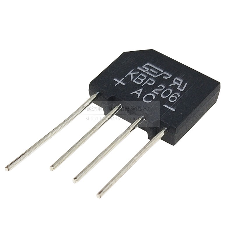 K KBP206 KBP210 KBP307 KBP310 SEP Bridge Pile 2A/3A1000V สะพานเรียงกระแสสะพานแบน