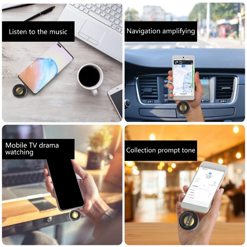 QUU Type C เครื่องเล่นเพลงภายนอก Sunbwoofer Build-in 3 7V 250mAh ความจุ