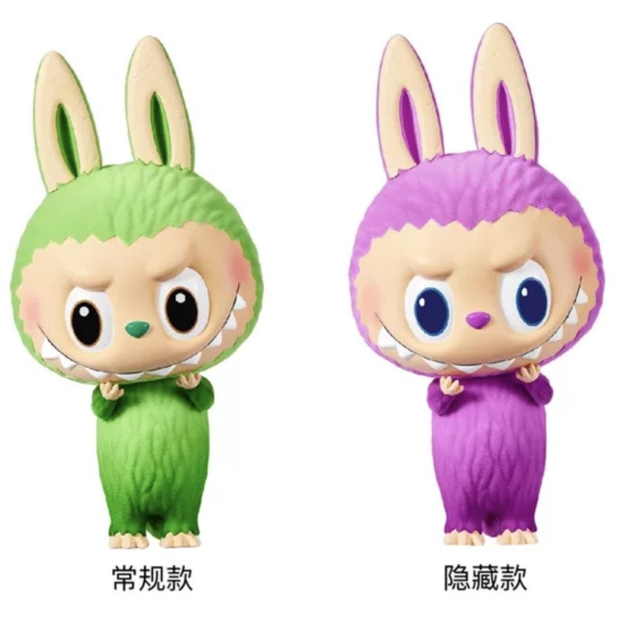 Zimomo-fuzzy MOSS Secret สีม่วงสีเขียว popmart รถยนต์ผ้าม่าน refurbu X3GY