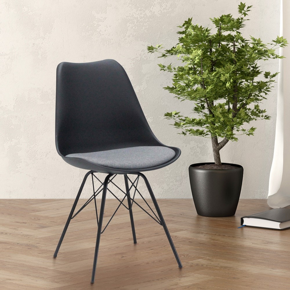 SB Design Square เก้าอี้เหล็กเบาะหนัง รุ่น Talk สีขาว (45x57x94 ซม.) แบรนด์ KONCEPT FURNITURE