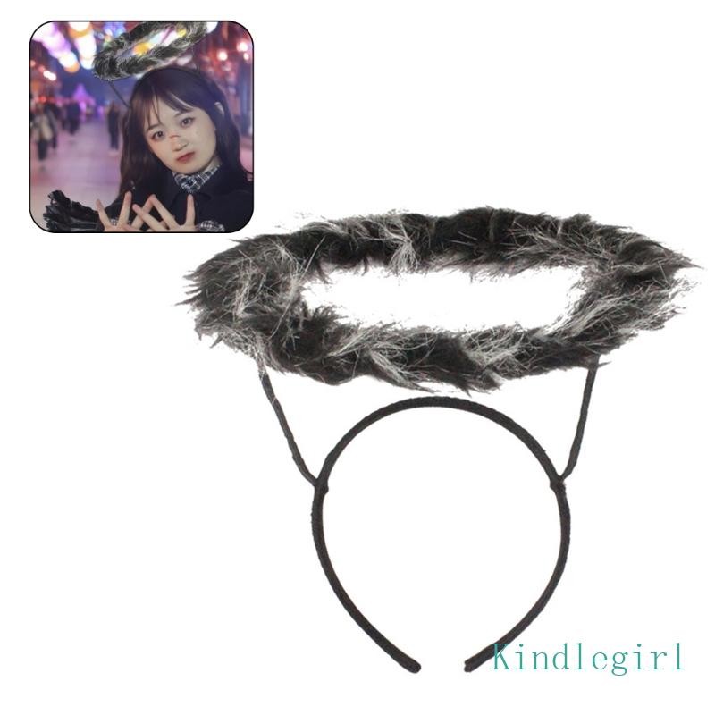 King Overwhelming Angel Devil Hairband การ์ตูนสัตว์ Anti-slip Stage Headdress