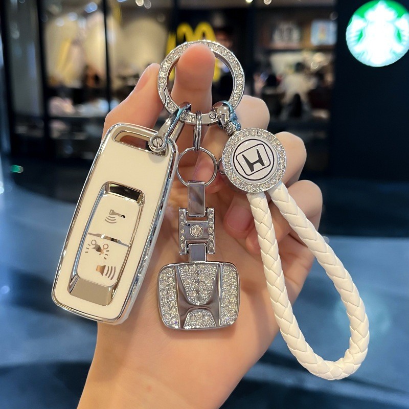 เคสกุญแจที่สวยหรูสําหรับฮอนด้า pcx160 giorno adv150 sh125 click160 adv350 sh350 เคสกุญแจแฟชั่น เคสกุญแจ tpu เคสกุญแจ honda ปลอกกุญแจ honda พวงกุญแจรถ