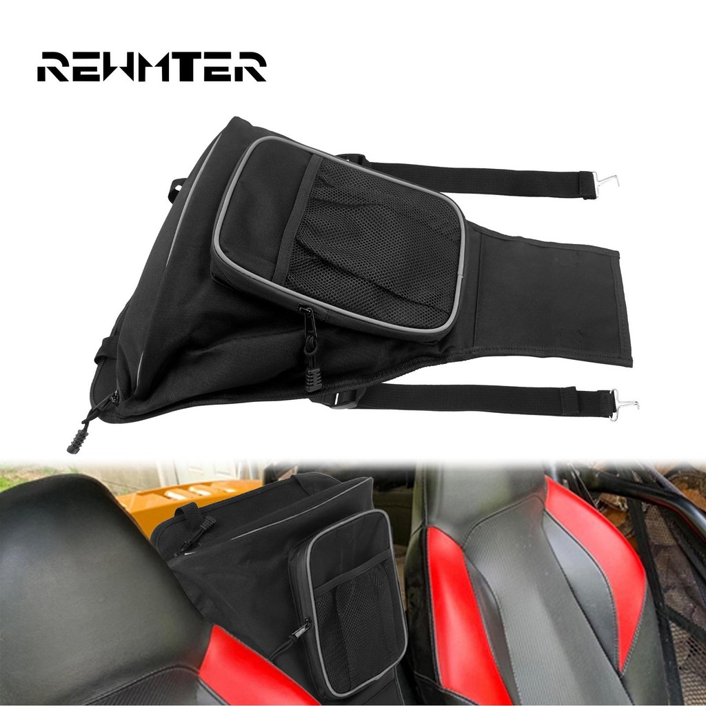 ไนลอนสีดํา Cab Pack Center ที่นั่งกระเป๋ากันน้ําซิปเครื่องมือกระเป๋ารถยนต์สําหรับ UTV สําหรับ Polari
