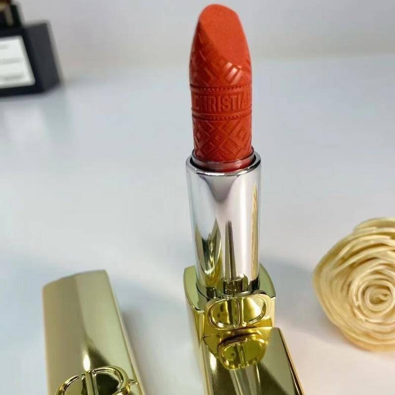 ใหม่ 2025 Edition Blue Gold Velvet Satin Lipstick 720/840/888/999 Limited 3.5G 315