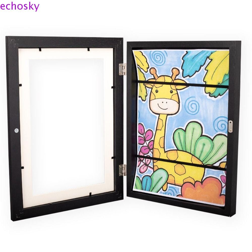 Echosky Art Frames เปลี่ยนตกแต่งบ้านอเนกประสงค์ Magnetic Art-Work เด็กเดสก์ท็อปเครื่องประดับ