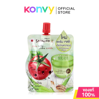 Smooto Tomato Aloe Snail Jelly Scrub 50ml.