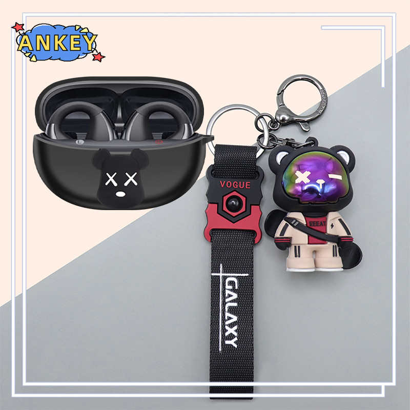 Case for QCY Crossky C30 Protective Silicone Cute Cartoon Covers Wireless Earbuds Shell TWS Headphone Portable