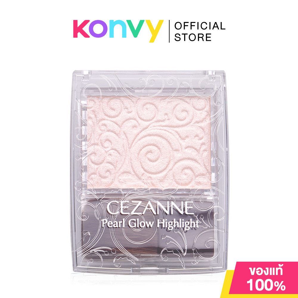 Cezanne Pearl Glow Highlight 2.4g #01 ไฮไลท์สีแชมเปญ.