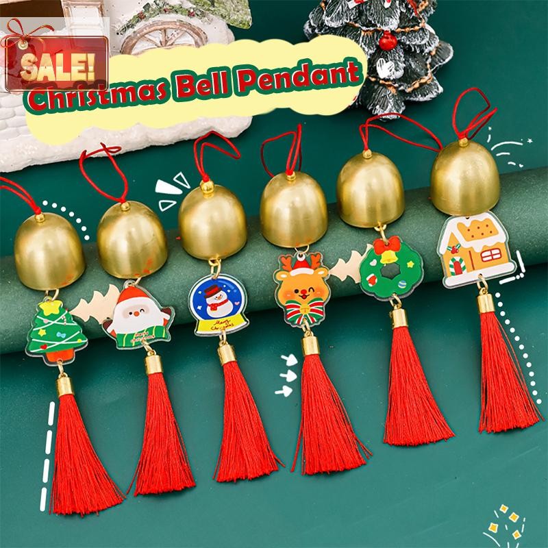 Bl Kawaii น่ารักคริสต์มาสอะคริลิค Wind Chime sel จี้พวงกุญแจสําหรับผู้หญิงสาวการ์ตูนกระเป๋าเป้สะพายหลังอุปกรณ์ตกแต่งของขวัญ A