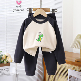 【YAOEENH】90-160เซนติเมตรฤดูใบไม้ร่วงฤดูหนาวสไตล์กลางเด็กใหญ่…